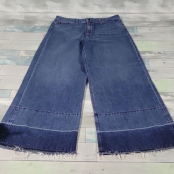 ASKK NY Wide Leg Jeans sz 34 - Picture 1 of 6